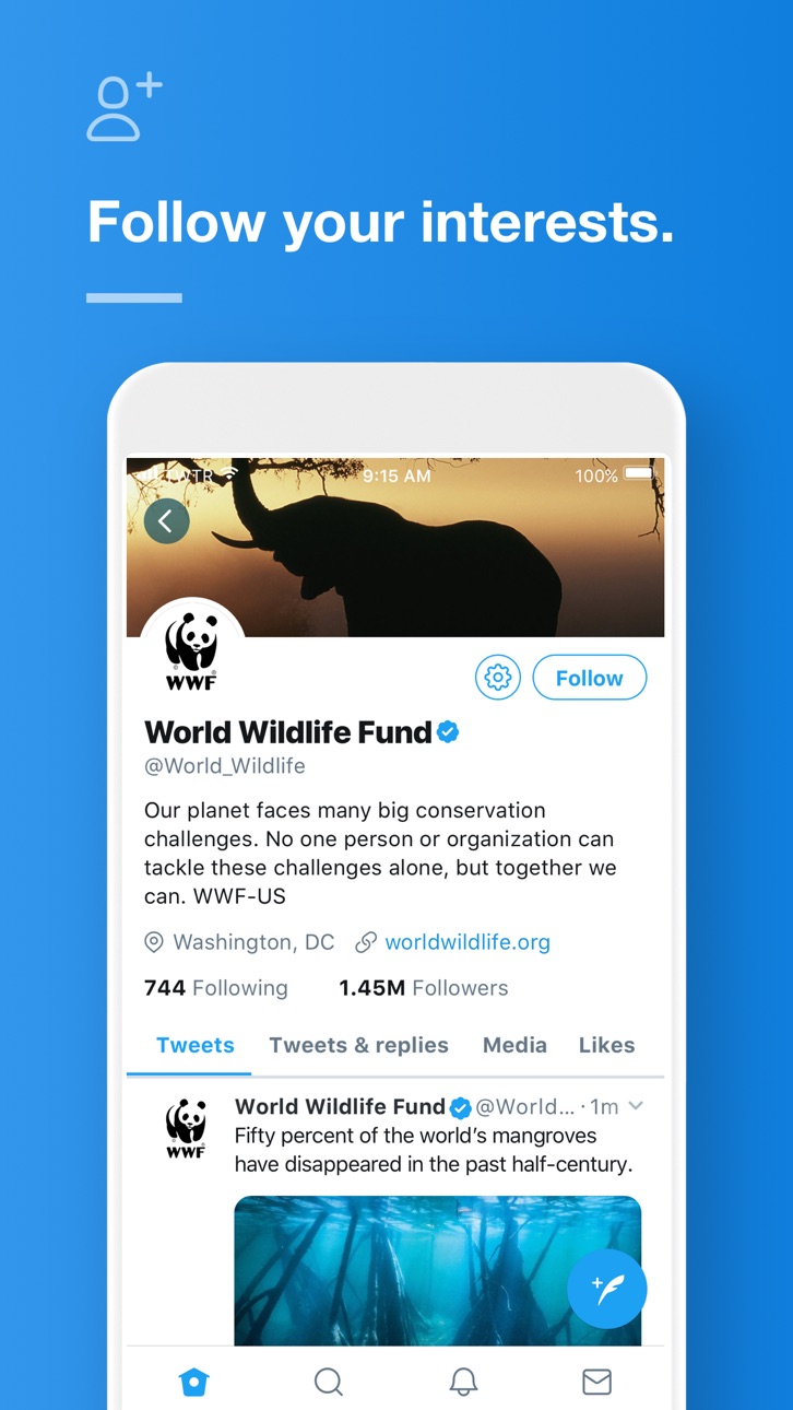 Twitter Labs screenshot 2 - iOS app interface