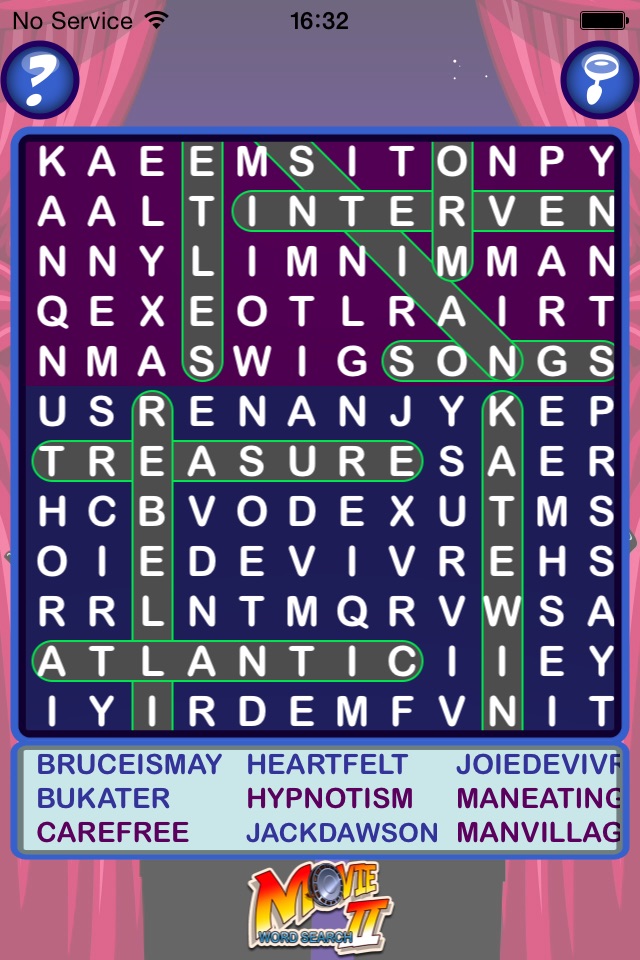 Epic Movie Word Search II - big wordsearch sequel! screenshot 2