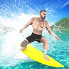 Extreme Water Surfer Flip Dive