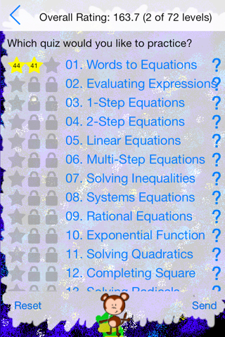 Middle School Algebra Pro screenshot 2