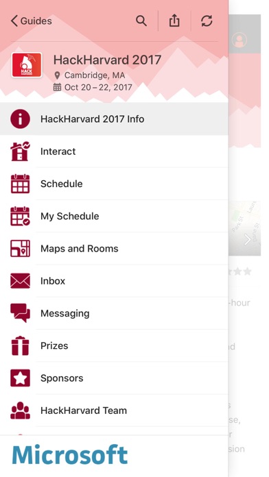HackHarvard 2017 Guidebook screenshot 4