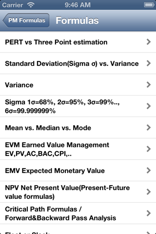 PM Formulas Pro ,PMP exam prep screenshot 2
