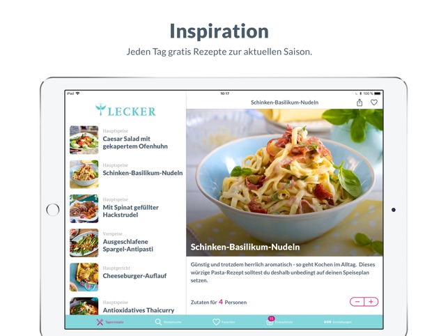 lecker rezepte fur jeden tag im app store lecker rezepte fur jeden tag im app store