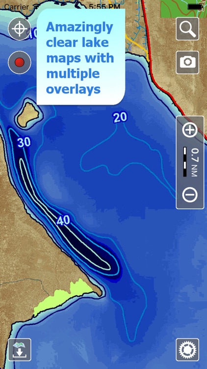 Aqua Map Oregon Lakes GPS HD