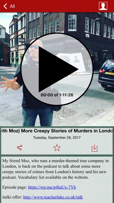 Luke's English Podcast App screenshot 2