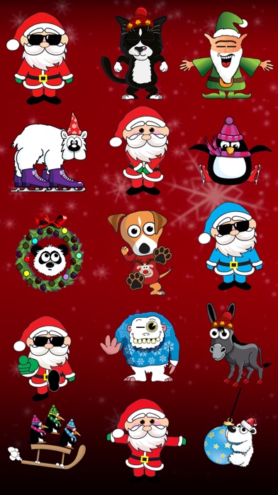 Santa and Friends Stickers screenshot 3