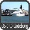 Marine : Oslo to Goteborg - GPS Map Navigator