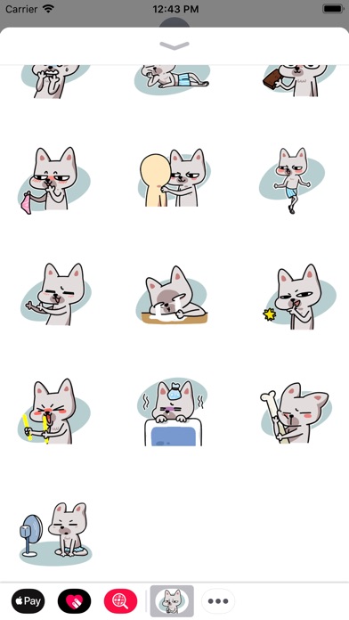 Tabby Cat Animated Stickers screenshot 2