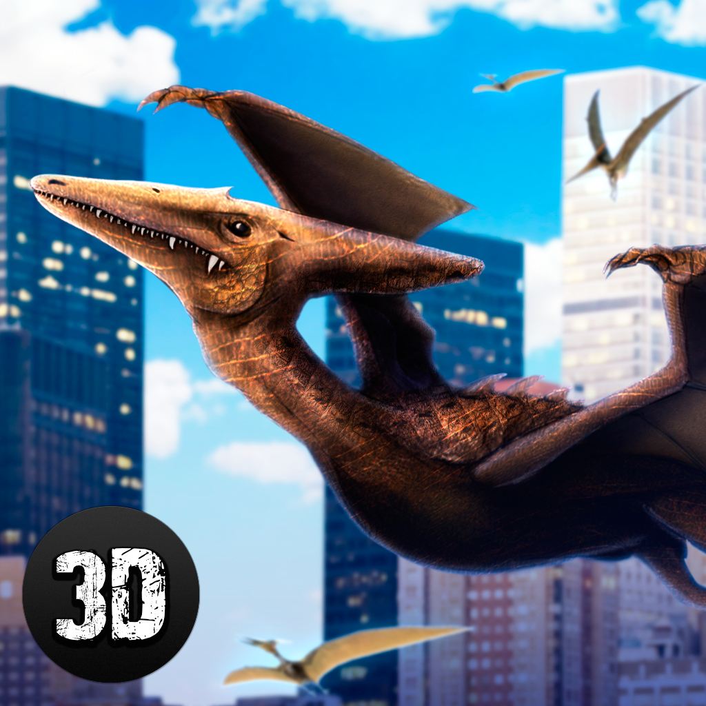 Get Pterodactyl Dino City Attack Simulator 3D for iOS, iPhone, iPad Aso Report