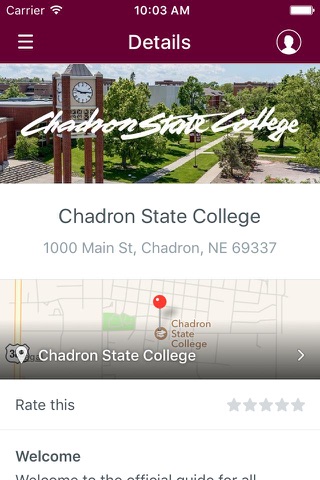 Chadron State Activity Guide screenshot 2