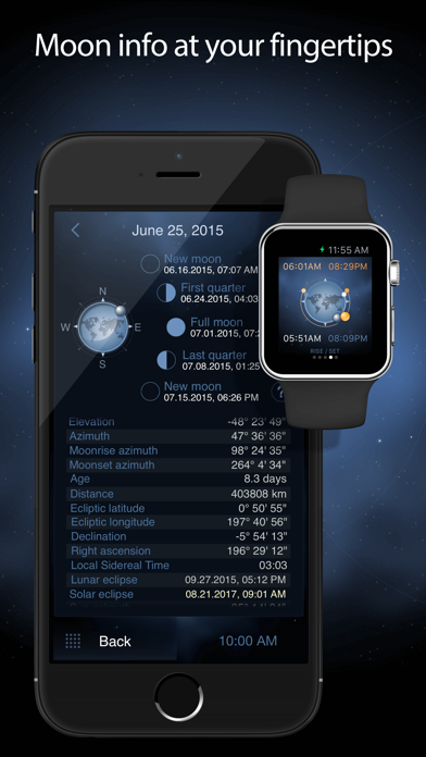 Deluxe Moon Pro - Moon Phases Calendar Screenshot 2
