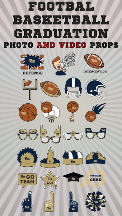 Pittsburgh Panthers Animated Selfie Stickers screenshot 3