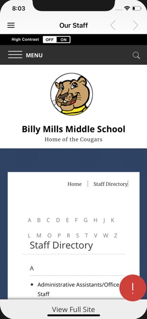 Billy Mills Middle School