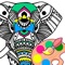 Easy Animals: Mandala Coloring