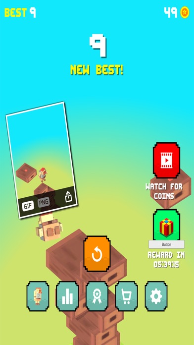 Blocky Jump - Crossy Landmark screenshot 2