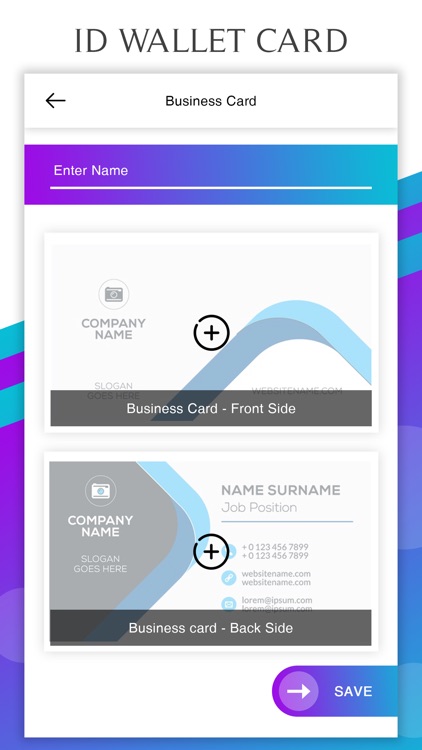 ID Proof & Card Mobile Wallet