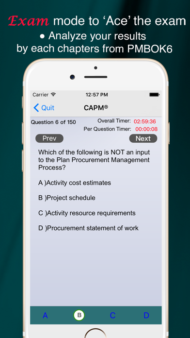 How to cancel & delete CAPM EXAM from iphone & ipad 4