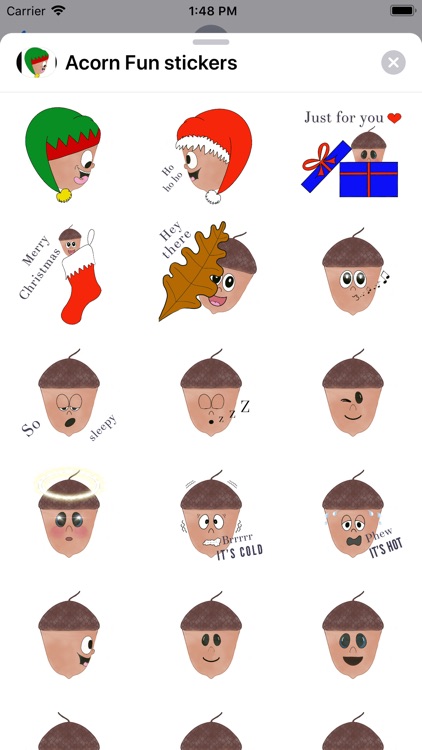Acorn Fun stickers