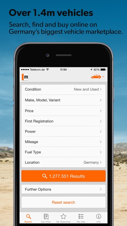 mobile.de – vehicle market