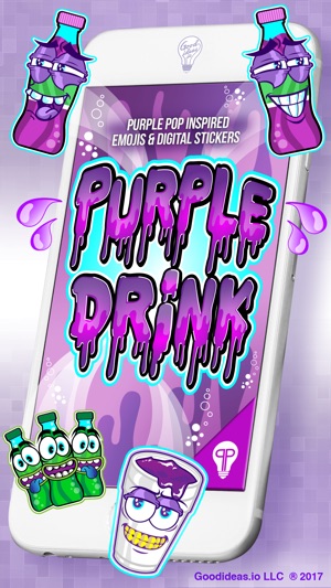 Purple Drink Stickers