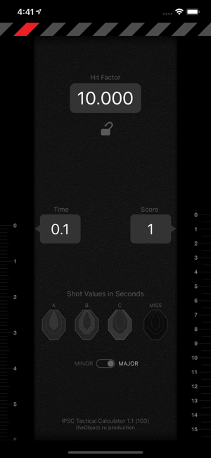 IPSC Tactical Calculator