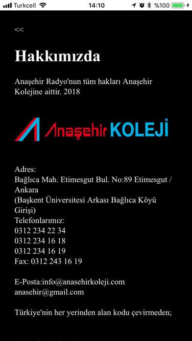 Anaşehir Radyo screenshot 2
