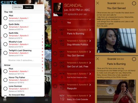 tv show tracker for iPad screenshot 4