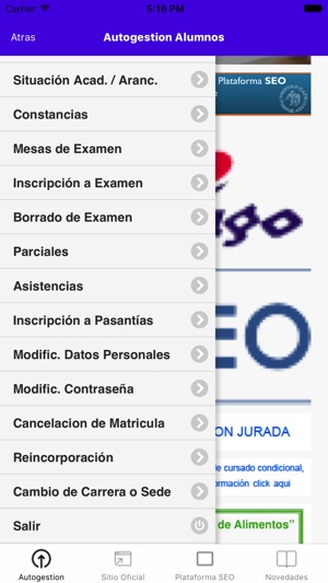 Unsta Autogestion Alumnos(圖2)-速報App