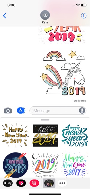 New Year 2019 Party Stickers(圖3)-速報App