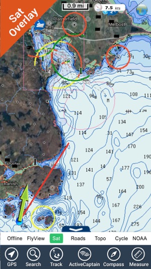 Marine : Hebrides GPS Map fishing chart Navigator(圖4)-速報App