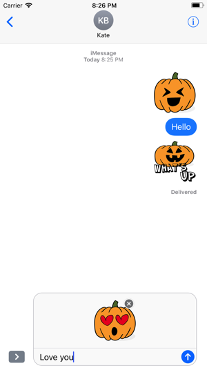 Pumpkin Halloween Stickers Set(圖4)-速報App