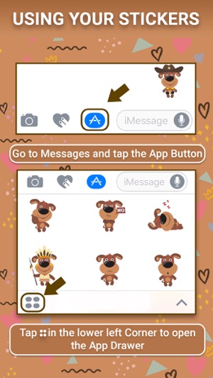 Puppy Dog : Funny Stickers