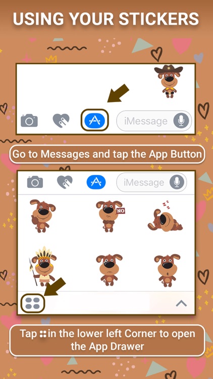 Puppy Dog : Funny Stickers