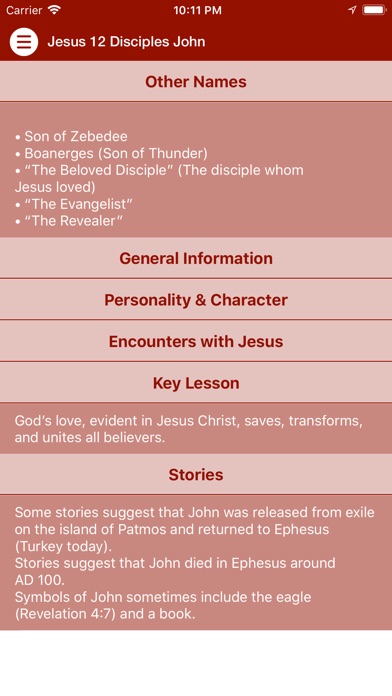 Jesus 12 Disciples John screenshot 4