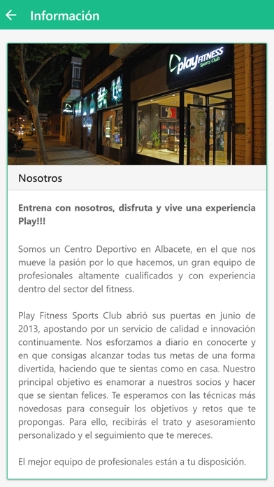 Play Fitness Sports Club screenshot 2
