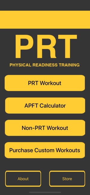 PRT: An Army Workout