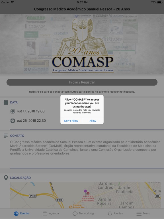 iPad Image of COMASP