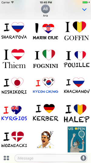 I Love Tennis Sticker(圖2)-速報App