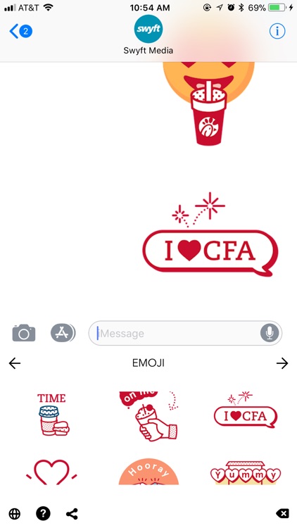 Chick-fil-A Emojis screenshot-4