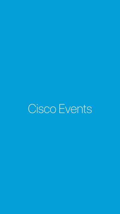 Cisco Events App