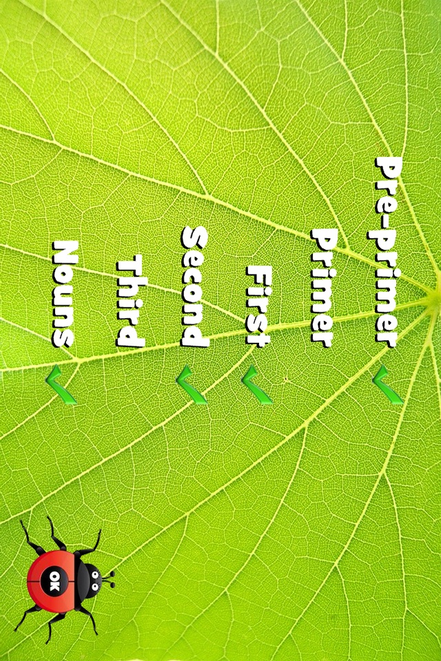 Ladybug Dolch Sight Words screenshot 4