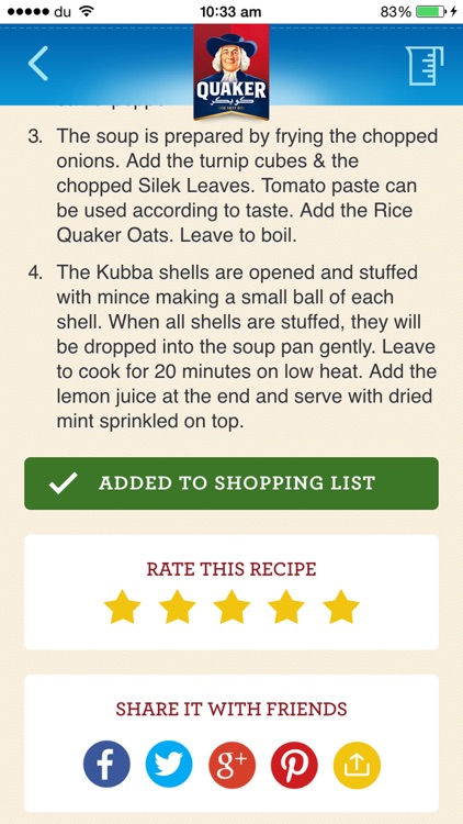 Quaker Arabia Recipes screenshot-3