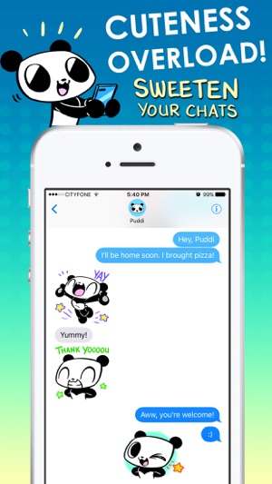 Animated Puddi Panda Stickers(圖3)-速報App