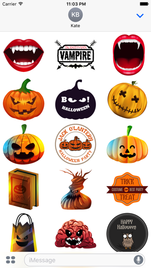 Halloween - Realistic Elements + Badge + Quotes(圖3)-速報App