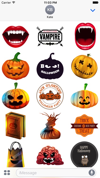 Halloween - Realistic Elements + Badge + Quotes