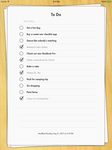 Check - A Beautiful Checklist screenshot 3