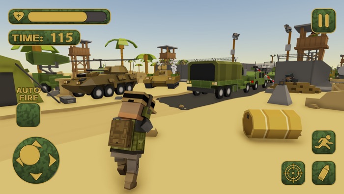 Blocky Army现代战争罢工