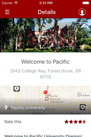 Pacific University Oregon screenshot 2