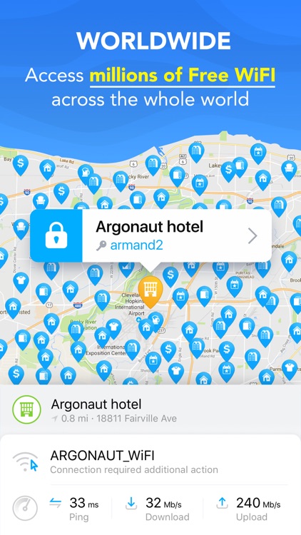 WiFi Map - Get Free Internet