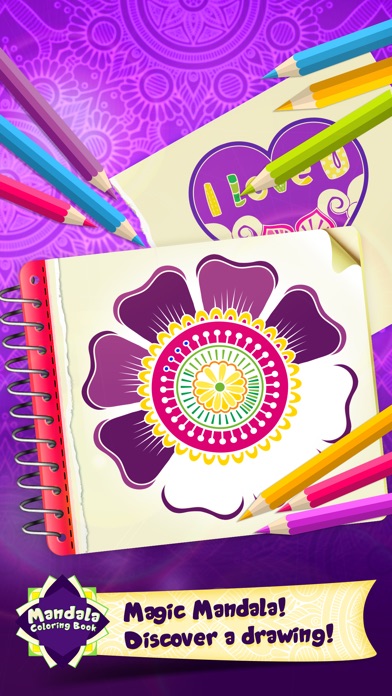 Mandala Draw Coloring Book screenshot 4